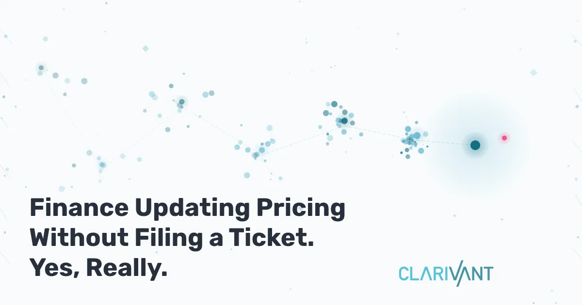 Finanzas Preguntó si Podían Actualizar Precios sin Abrir un Ticket de Jira. Dijimos que Sí.